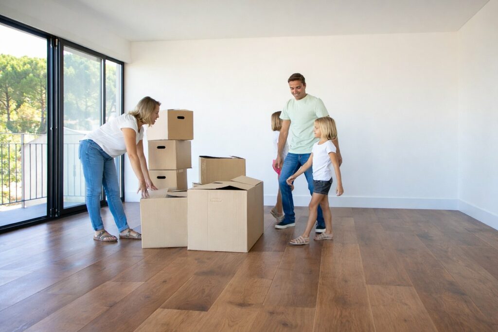 Oak hardwood flooring in Bellevue, WA